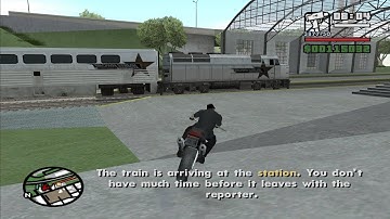 GTA San Andreas - Snail Trail - Syndicate mission 6 - How to skip chasing the train