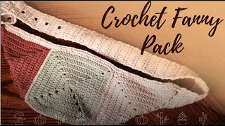 How To Crochet a Fanny Pack TUTORIAL