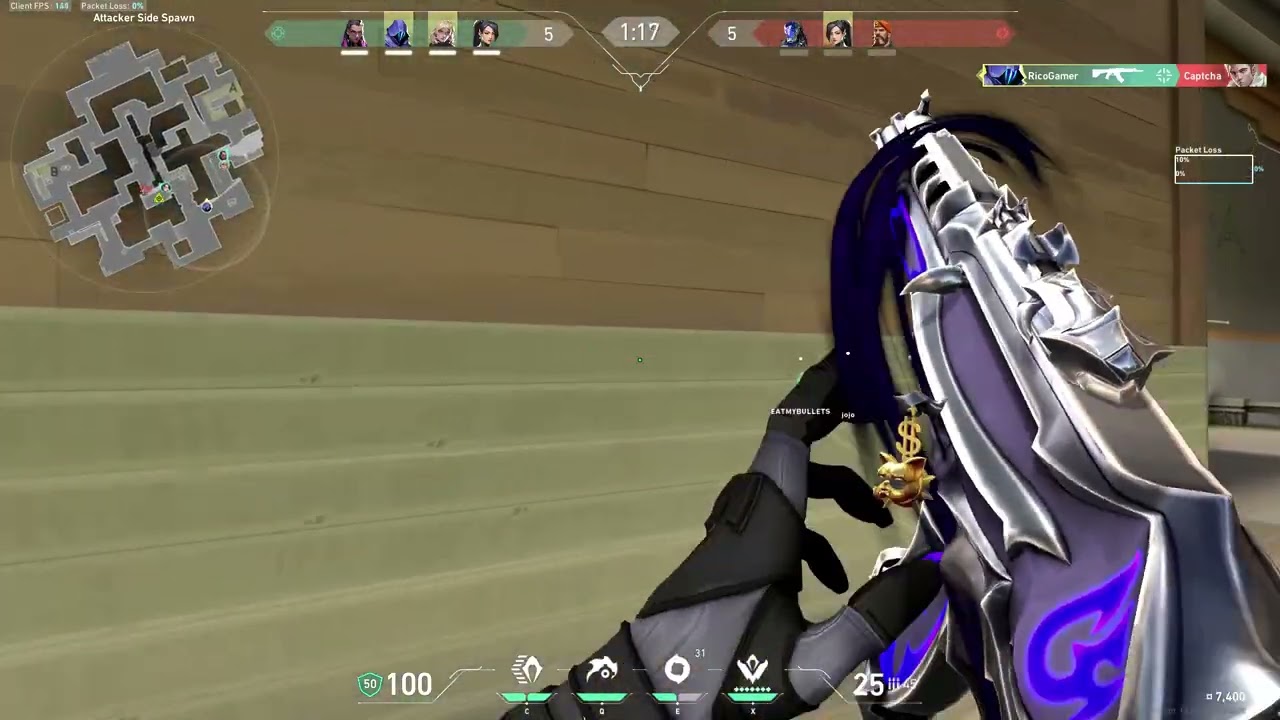 Reaver Vandal, one of the deadliest Valorant skin.