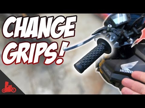 How To: Honda Grom Grip Install!