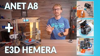 How to upgrade the Anet A8 to E3D Hemera and Marlin 2.0! #FormerlyKnownAsHermes