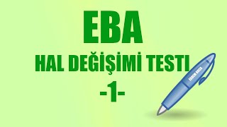 Eba Hal Değişimi-1 Testi
