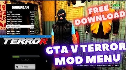 TERROR MOD MENU GTA 5 FREE | 2022 UNDETECTED