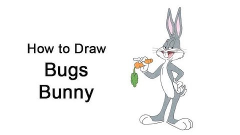 How to Draw Bugs Bunny (Full Body)