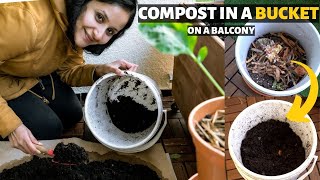 How to Compost on a Balcony | Kitchen and Garden Waste Compost