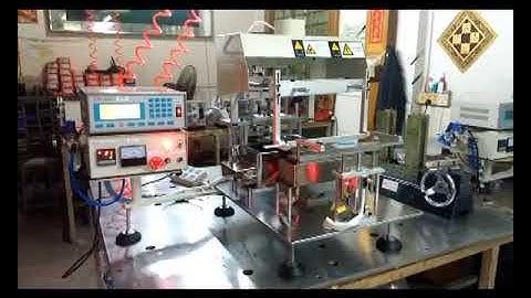 Automatic flux & soldering machine WTS-2EF. For transformers