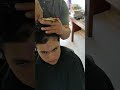 Corte a 90° para caballero cabello corto