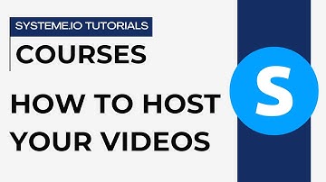 How to host your videos on systeme.io | Systeme.io tutorials