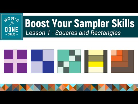Boost Your Sampler Skills BOM- Month #1 Squares & Rectangles