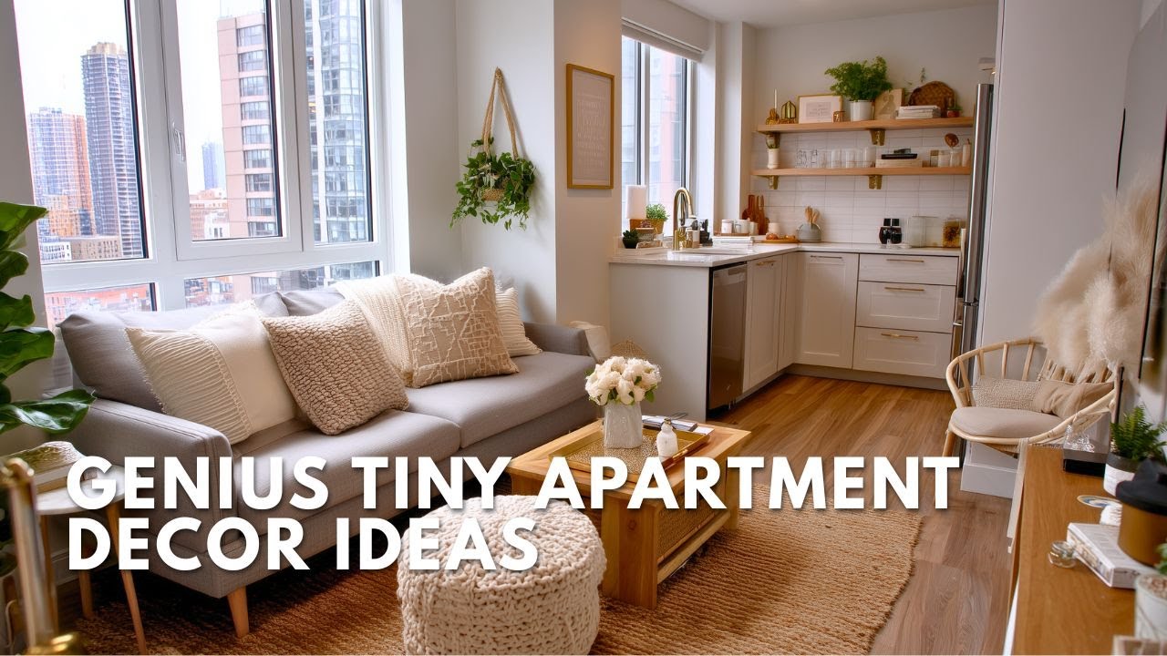 Genius Tiny Apartment Decor Ideas That Make Small Spaces Look Huge ...