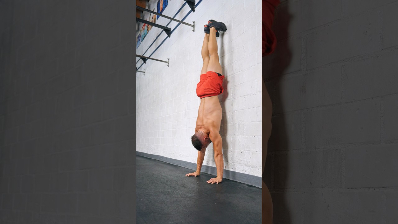 Beginner Handstand Wall Walk Tutorial 