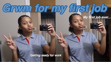 Grwm for my first day of work (fast food edition)