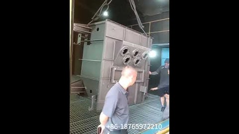 Hanger Pass Through Shot Blasting Machine, Spinner Hanger Hook Shot Blasting Machine