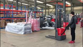 1.0-1.5T Electric Walkie Stacker With MAX Lifting Height 3000mm by Noelift-Forklift 34 views 3 weeks ago 53 seconds