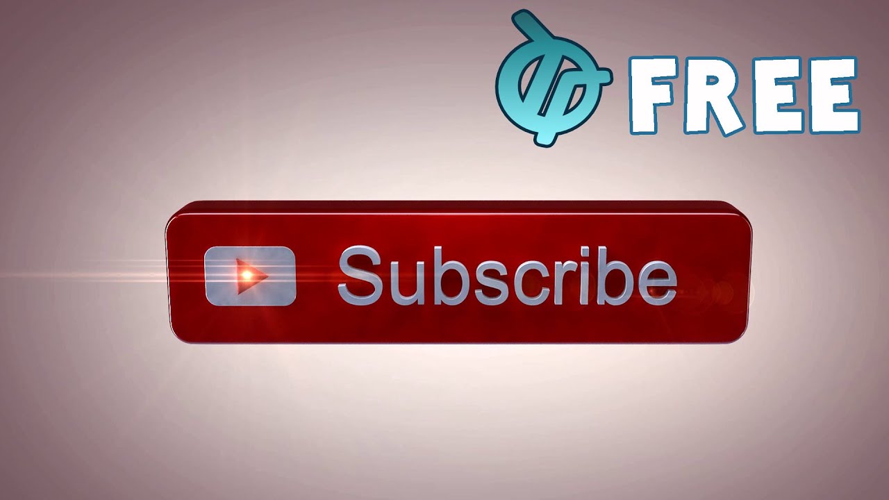 Free Subscribe Button Animation - YouTube