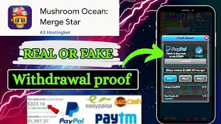 Mushroom Ocean Merge star App Real or Fake? | withdrawal proof🔥 screenshot 5