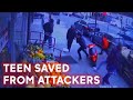 Courageous Good Samaritan helps save teen from attackers