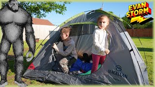 Backyard Camping: Kids Think They Saw Bigfoot! Fact or Fiction?