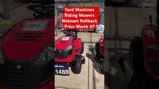 Walmart Riding Mowers Rollback Prices mower