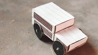 how to make  match box car /matchis ki car kase banaye / how to make a toy car /Matchbox car