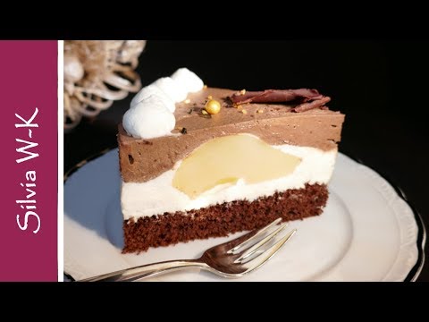 Video: Schokoladen-Birnen-Biskuitkuchen