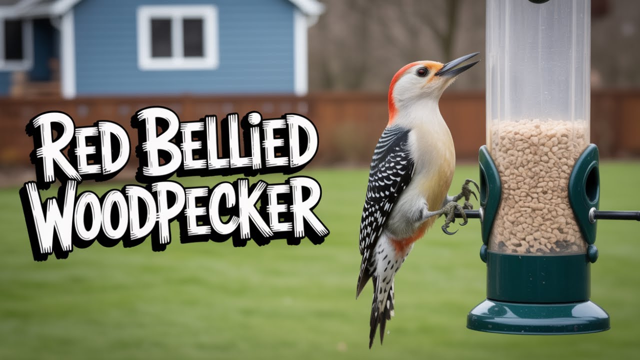 Never Seen a Woodpecker Move Like This - YouTube