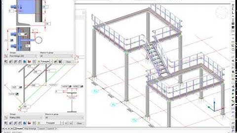 Steel Detailing in Parabuild Stairs and Railings