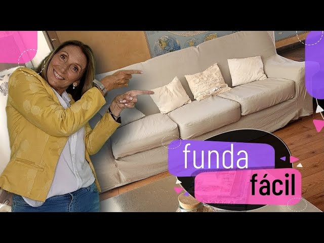 Cómo hacer una FUNDA DE SILLÓN con su PATRÓN. Muy SIMPLE - Fabiana  Marquesini - 459 