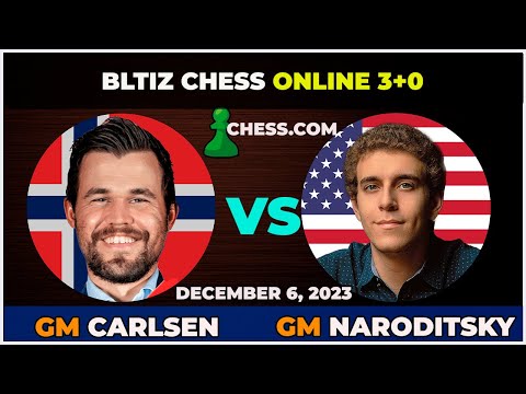 Magnus Carlsen vs GM Luis Paulo Supi, Blitz Chess 3+0, ChessCom