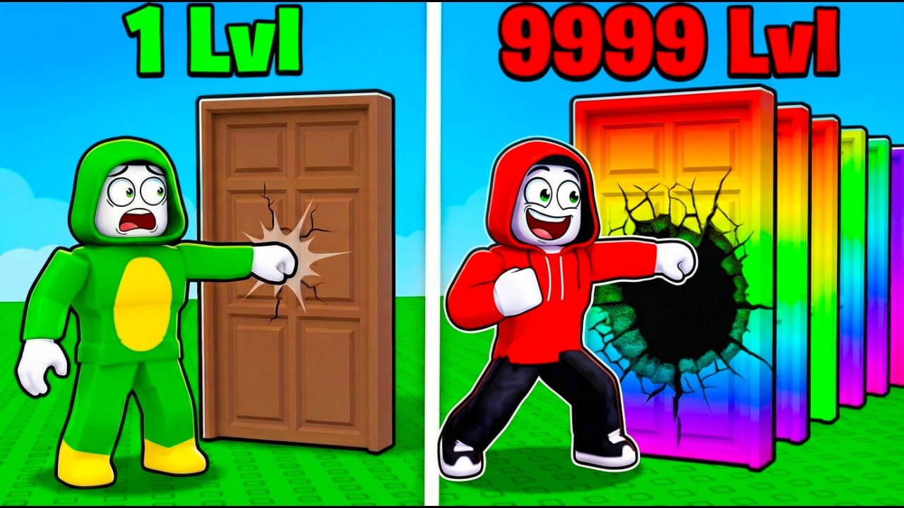 JJ AND MIKEY PUNCH 9,136,874 DOORS FOR THE STRONGEST PUNCH IN