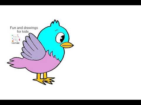 Hvordan tegne en fugl