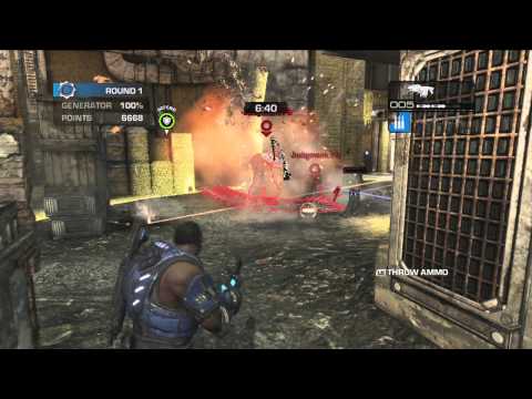 Gears of War: Judgment Multiplayer OverRun - Junkyard