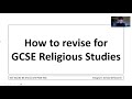 HOW TO REVISE FOR GCSE RELIGIOUS STUDIES | GRADE 9 REVISION TIPS
