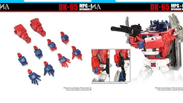 New Transformers DNA Design DK-65 Upgrade Kit for MPG Super Ginrai