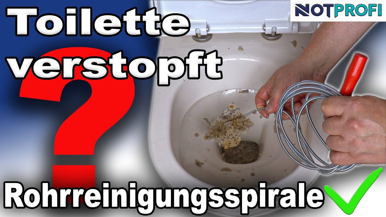 Toilette verstopft: Was hilft bei verstopftem WC? – mit Video!