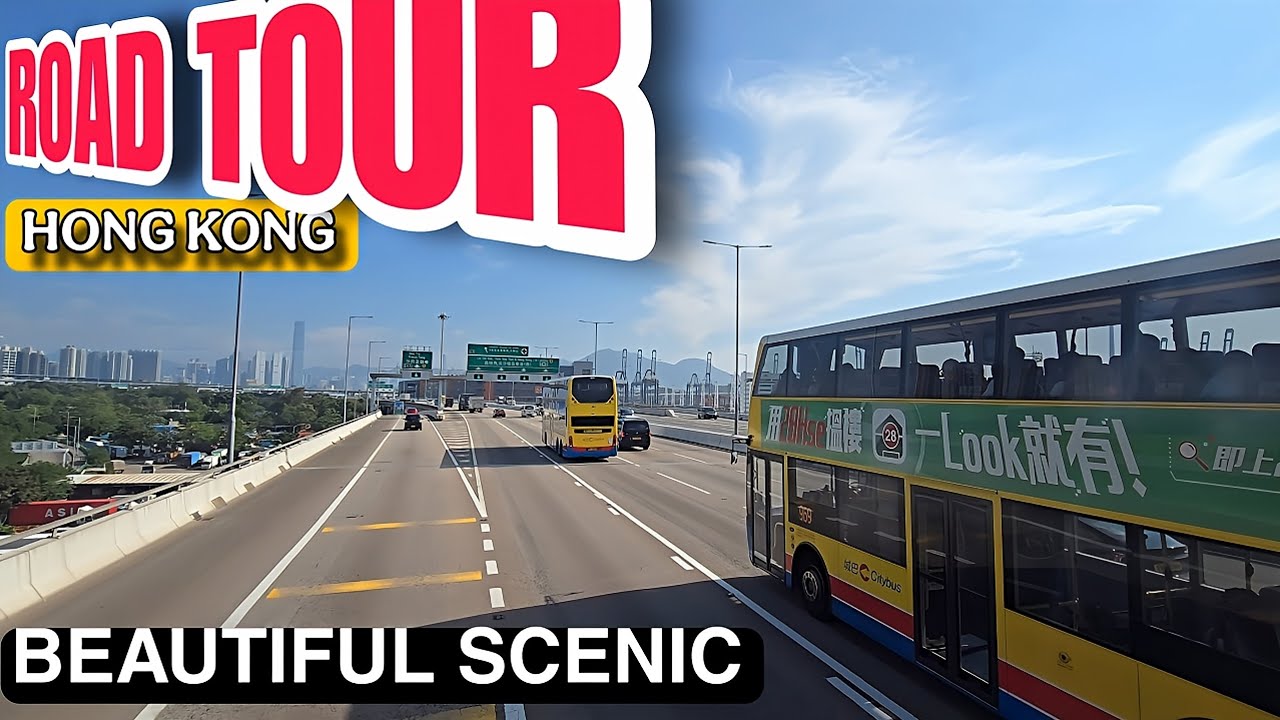 📍Hong kong Road tour With Beautiful Scenic & Atmosphere #hongkong #tour 