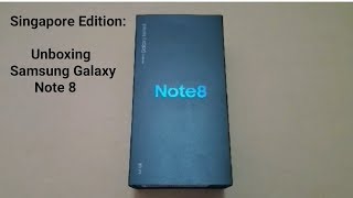 Camel Tech - Singapore Edition: Unboxing Samsung Galaxy Note 8 [ Maple Gold ]