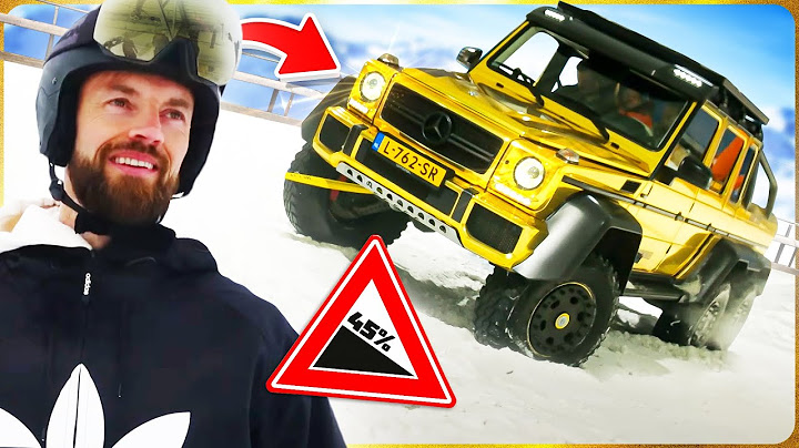 Mercedes 6X6, Urus, Hummer Testen Op Ski Piste