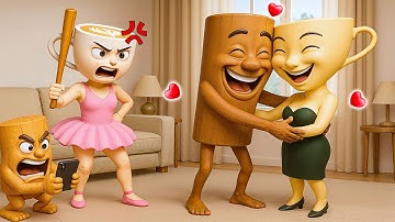 Tung Tung Sahur Family Sad Story with Ballerina Cappuccina in Granny House | Funny Horror Animation