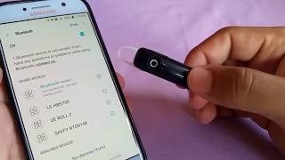 pion Circulaire Zuidelijk How to pair Handsfree bluetooth M165 to Samsung Android phone - YouTube