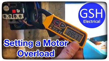 How to Set an Overload Whilst the Load is LIVE - Direct Online Starter DOL