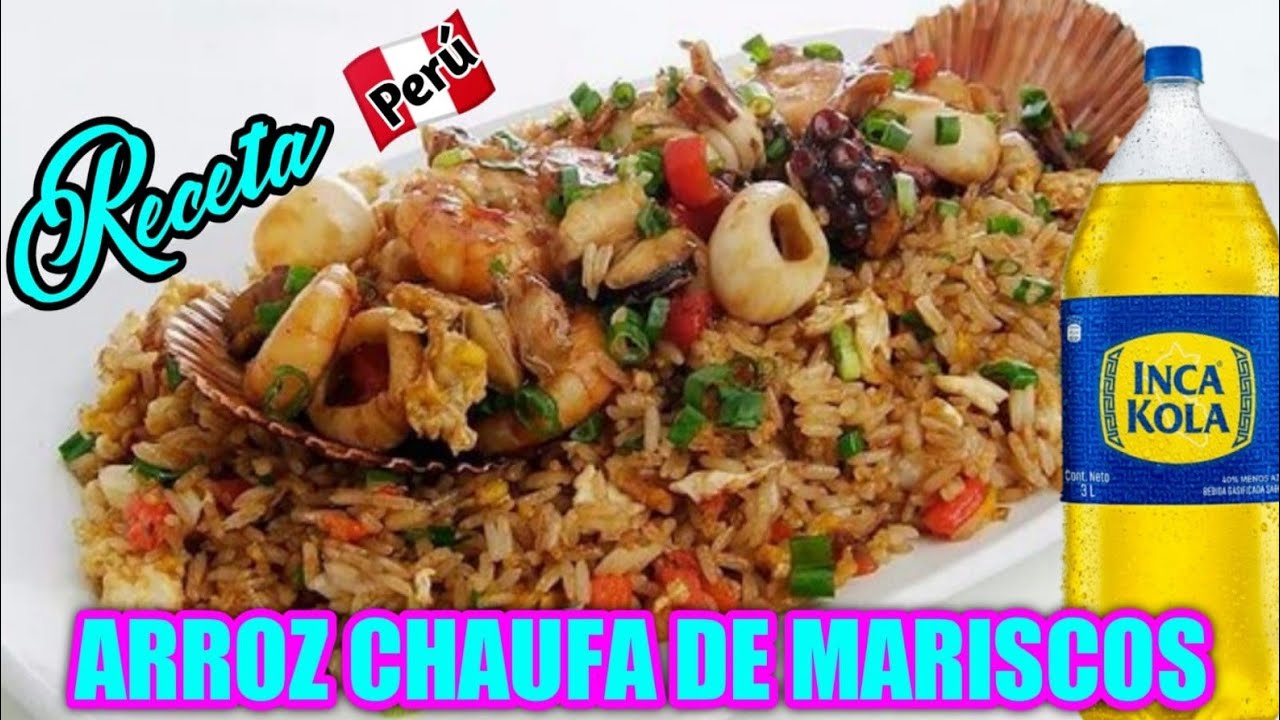 Como preparar un delicioso ARROZ CHAUFA DE MARISCOS | Receta peruana 🇵🇪🔥