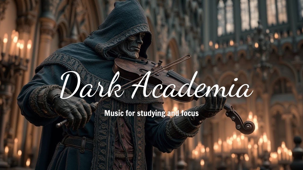 Скрипка Dark Academia для меланхоличного обучения и глубокой концентрации ~ Музыка дождливой ночи