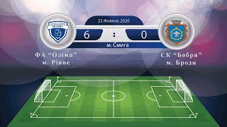 ФК &quot;ОЛІМП&quot; м. Рівне ⚽ 6:0 ⚽ СК &quot;Бобри&quot; м. Броди