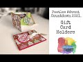 Pootles Advent Countdown 2021 Fancy Fold Christmas Gift Card Holders