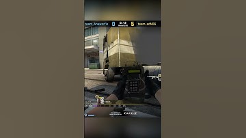 CSGO - 1v4 Clutch on Overpass with Funny Ending #shorts