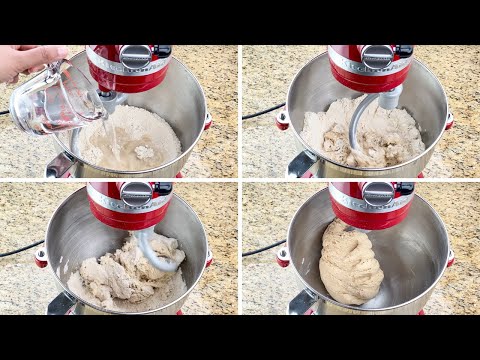 How to Make Roti / Chapati Dough (Atta) in KitchenAid (in 5 mins