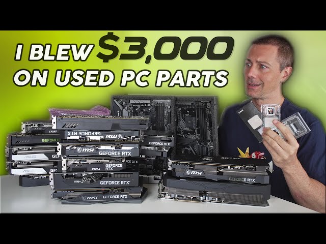 I bought OVER $3,000 of USED Gaming PC Parts in Tokyo Did