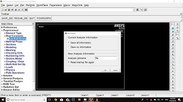 ANSYS : Analysis of simple spring mass system