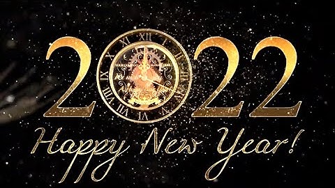 New Year Countdown Clock 2022 V2 ❆ Happy New Year 2022 After Effects template